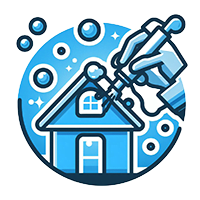 roof wash icon