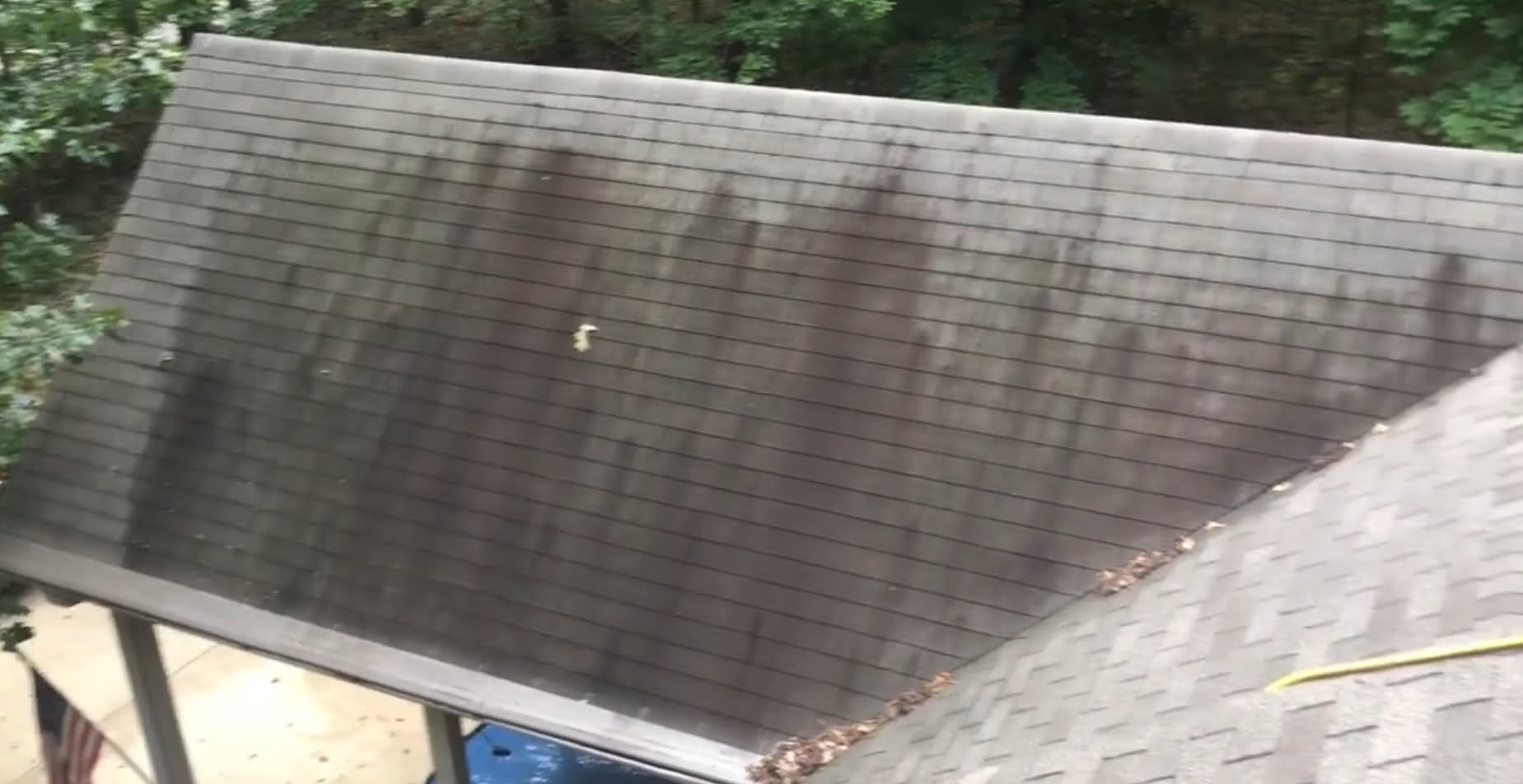 roof cleaning after