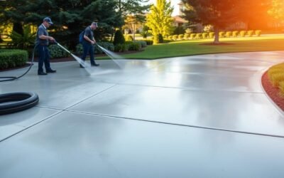 How We Clean Concrete Driveways to Look Brand New